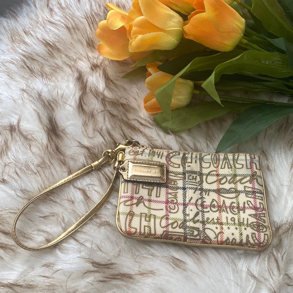 Coach Graffiti wristlet
